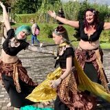 Die Bauchtanzgruppe „Indie Cats“