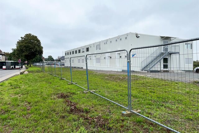 Die Unterkunft für Geflüchtete an der Annabergstraße