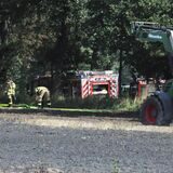 Schwarzer Acker: Der Brand auf dem Getreidefeld war schnell gelöscht.