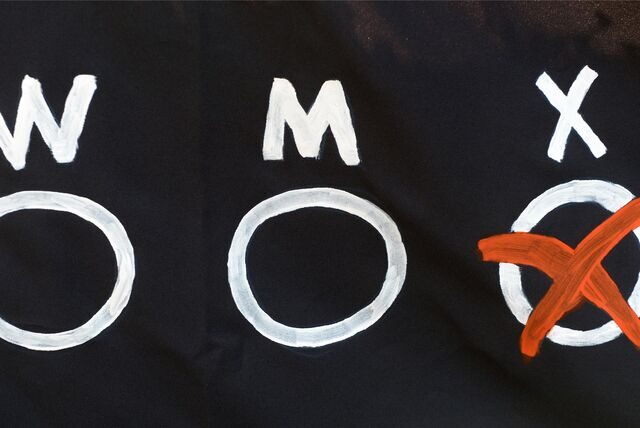 Drei Möglichkeiten für einen Geschlechtseintrag – „W“, „M“ und „X“