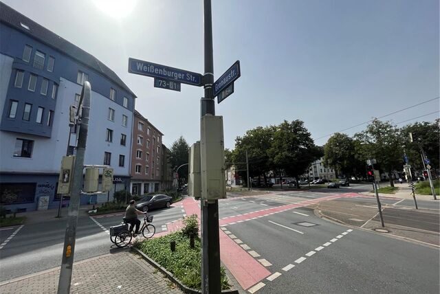 An dieser Kreuzung eskalierte am Sonntag (20.8.) ein Streit.