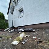 Die Bewohner des Hauses an der Wittener Straße bekamen einen ordentlichen Schreck, als der Blitz gegen 9.50 Uhr einschlug.