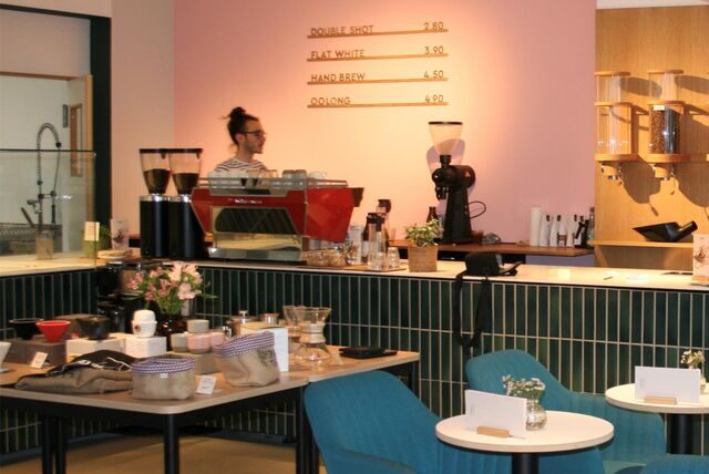 Das schicke Café Kimanjii im hippen Wittener Wiesenviertel.