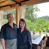 Sek Heang und Chin Tou im Saal der Waldschenke Hohe Mark
