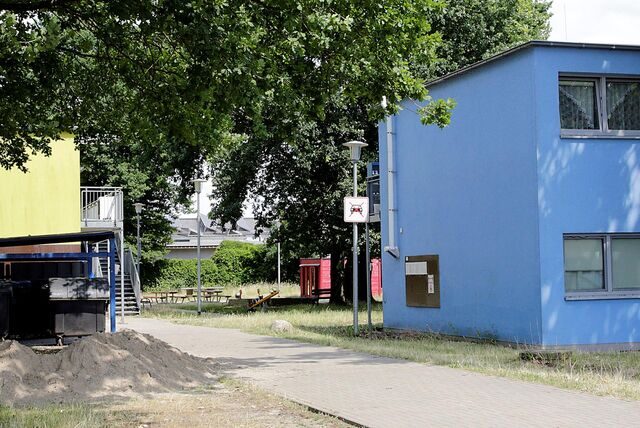Die städtische Unterkunft am Lorenkamp