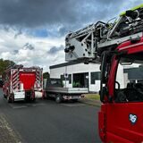 Die Feuerwehr rückte am Donnerstag zu einem Brand an der Annabergstraße aus.