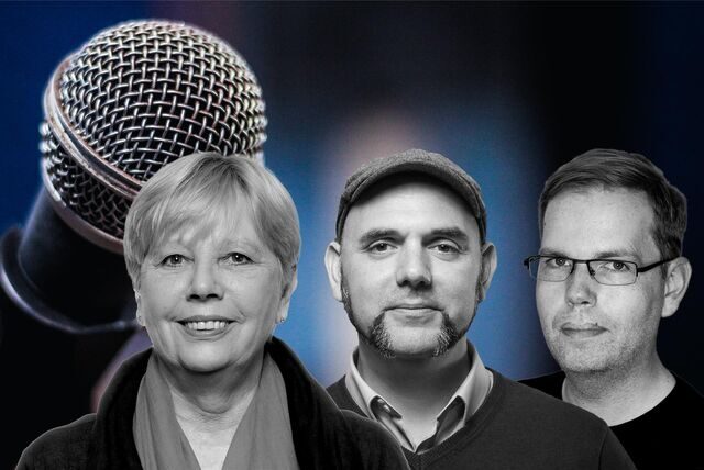 v.l.: Petra Willemsen (Die Linke), Sebastian Balint und Stefan Korte (Dattelner Morgenpost)