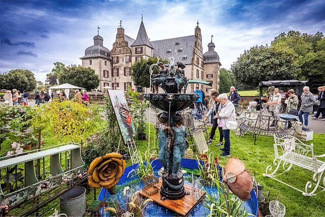 Die beliebte Veranstaltung „Gartenflair“ auf Schloss Bodelschwingh wurde am Freitag (1.9.) eröffnet.