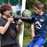 Fotograf Volker Engel war auch beim Spiel der Spvg Schwerin gegen DJK Wattenscheid auf Ballhöhe.
