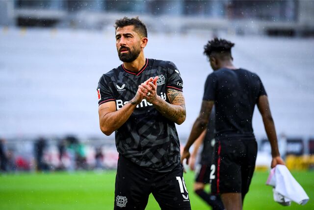 Kerem Demirbay im Dress von Bayer 04 Leverkusen.