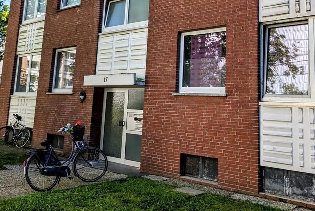 Zwei Wohnungen im Erdgeschoss einer Wohnanlage in Dorsten sollen zwangsversteigert werden.