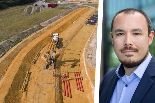 Projektleiter Eric Zieschang kündigt an, dass die Windader West mehr Stom als bislang geplant zur Umspannanlage Kusenhorst bringen soll.
