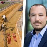 Projektleiter Eric Zieschang kündigt an, dass die Windader West mehr Stom als bislang geplant zur Umspannanlage Kusenhorst bringen soll.