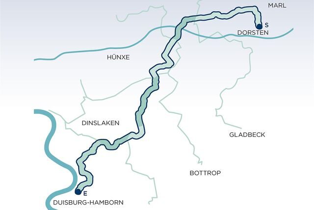 Das anspruchsvollste Projekt im Dorstener Raum wird die Wasserstoffleitung DoHa, die von Dorsten nach Duisburg-Hamborn führt.