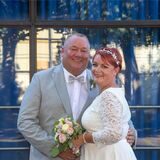 Nicole (geborene Müller) und Karsten Hager heirateten am Europaplatz und feierten zwischen Europa- und Stadthalle.