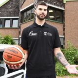 Basketball 13. September 2023, Stadtwerke Herten. Die Hertener Löwen stellen den letzten Zugang für die Regionalliga-Saison 2023/2024 vor, den Serben Leon Marcikic. Der hat bereits einen Löwen als Tattoo auf seinem Unterarm…