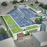 Eine Computergrafik zeigt, wie die Stadtgalerie Datteln künftig aussehen soll.