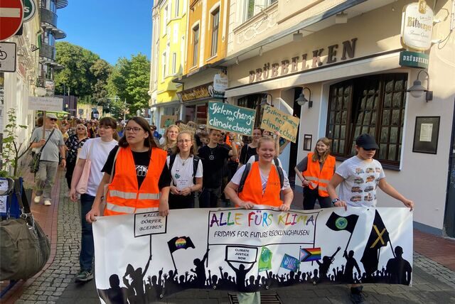 Globaler Klimastreik von Fridays for Future am 15.9.2023 in Recklinghausen