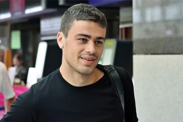 Giovanni Reyna am Dortmund Airport.