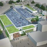 Illustration zur Sanierung der Stadthalle Datteln.