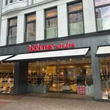Der Eingang des Schuhhauses Böhmer am Recklinghäuser Altstadtmarkt