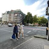Stromausfall an der Kreuzung Ruhrallee/Saarlandstraße. 10.000 Haushalte waren betroffen.