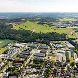 blick auf hemer aus der vogelperspektive