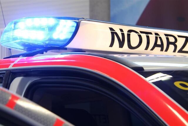 Ein Notarztwagen