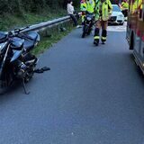 Ein Audi ist am Dienstagabend auf der A43 in Haltern auf ein Motorrad aufgefahren.