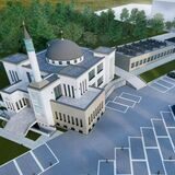 Nach diesem Plan baut die Mevlana-Ditib-Gemeinde auf Schwerin nun eine neue Moschee neben das Gemeindezentrum in der Nähe des Schweriner Kreisels.