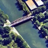Die Kanalbrücke in Castrop-Rauxel-Bladenhorst: Sie muss abgerissen und neu gebaut werden, weil der Kanal breiter wird.