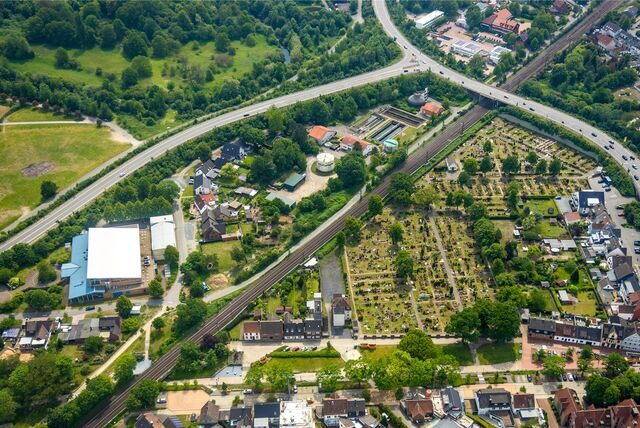 Luftbild vom Bereich Lippspieker