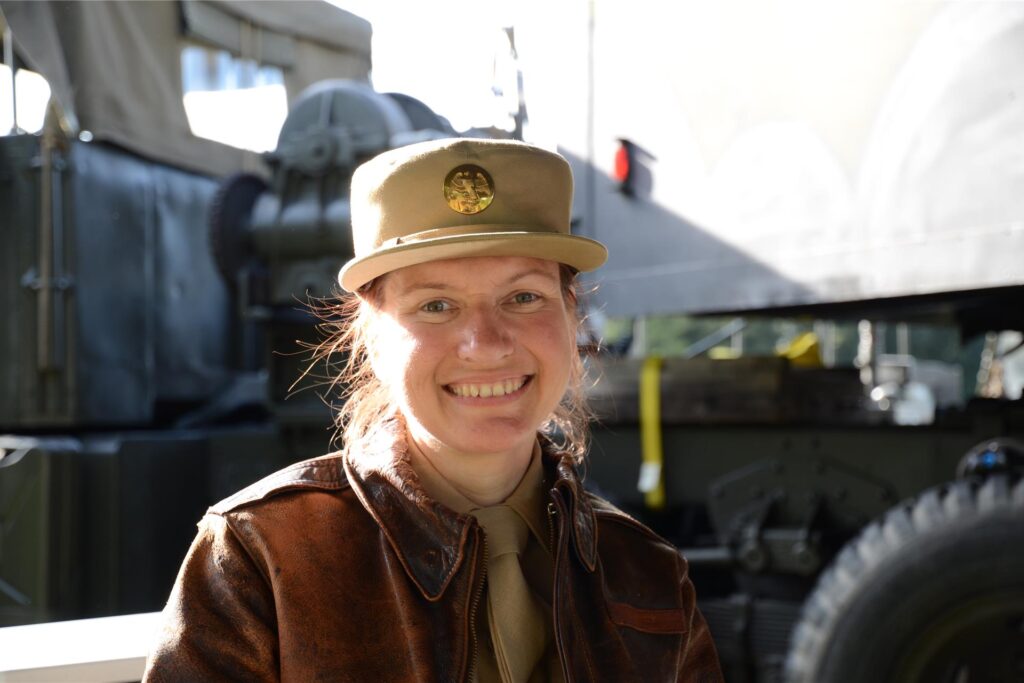 Die große Leidenschaft von Sylvia Steinhoff seit vielen Jahren: alte Militärfahrzeuge.