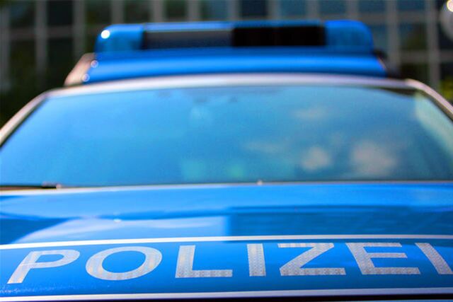 Ein Polizeiwagen.