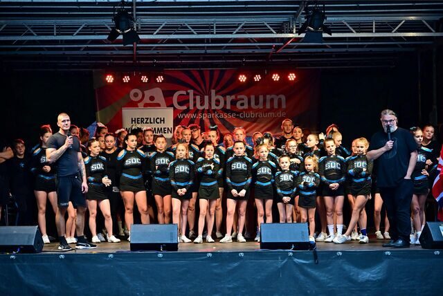 Die Stunt an Dance Company war eines der Highlights beim Volksparkfest.