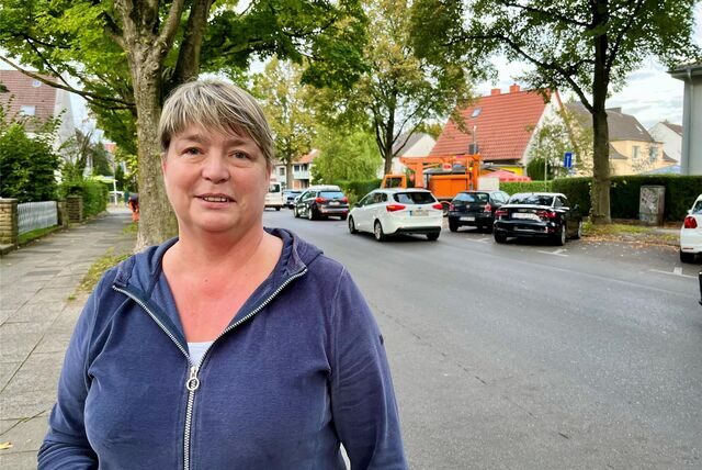 Birgit Kausträter wohnt in der nördlichen Gartenstadt. Sie sorgt sich wegen der Folgen der B1-Sperrung.