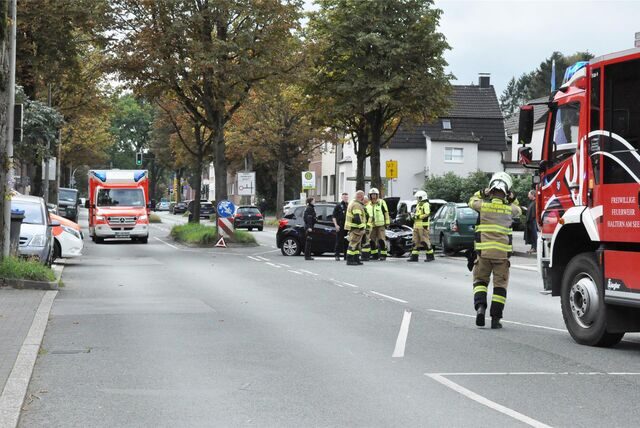 Die Weseler Straße war vorübergehend gesperrt.