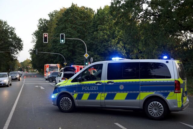 Unfall an der Ecke Westring/Bert-Brecht-Straße in Recklinghausen am 7.10.2023