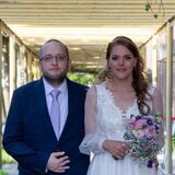 Marcia (geborene Rauch) und Jens Majek lernten sich über ein PC-Spiel kennen. Nach zehn Jahren als Paar haben sie nun geheiratet.