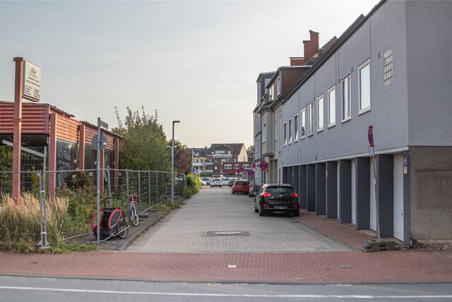 Die Straße „An der Amandusbrücke“ in Datteln.