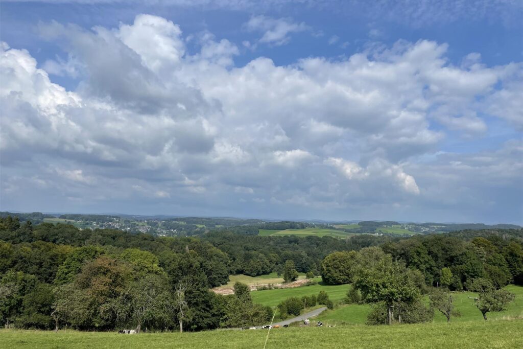 blick über das angrenzende land