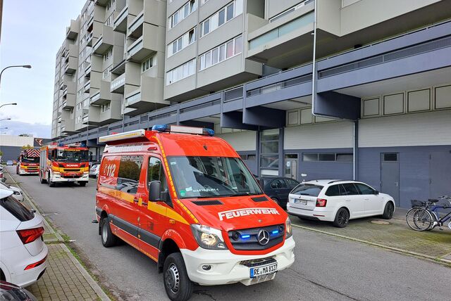 Die Feuerwehr wurde am Montag zur Adolf-Grimme-Straße in der Stadtmitte gerufen.