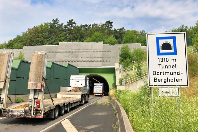 Der Tunnel in Dortmund-Berghofen