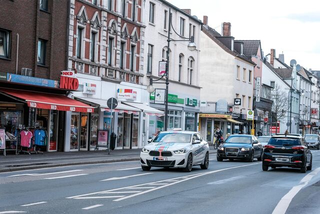 Die Bochumer Straße in Recklinghausen-Süd.