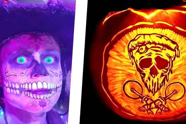 Eine Halloween-Maskerade