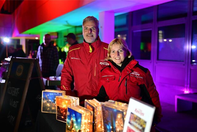 Das Marler Künstlerduo Rolf Arno Specht und Mareike Helbing.