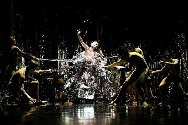 Yu-Hsuan (Mia) Hsu vom Hagener Ballett-Ensemble legt bei „Insideout“ ein starkes Solo hin.