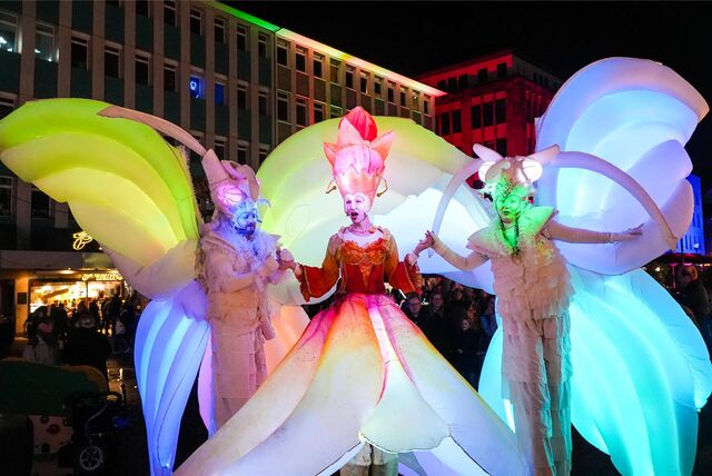 Walking-Acts bei Recklinghausen leuchtet