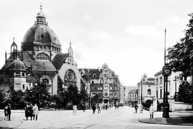 Die Alte Synagoge in Dortmund, als sie noch nicht von den Nationalsozialisten zerstört wurde. (Archiv)