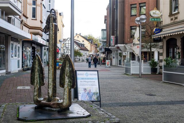 Blick in die Hohe Straße in Datteln